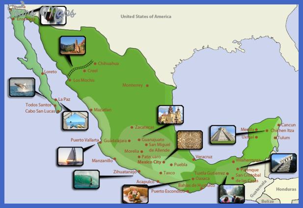 mexico tourist places list