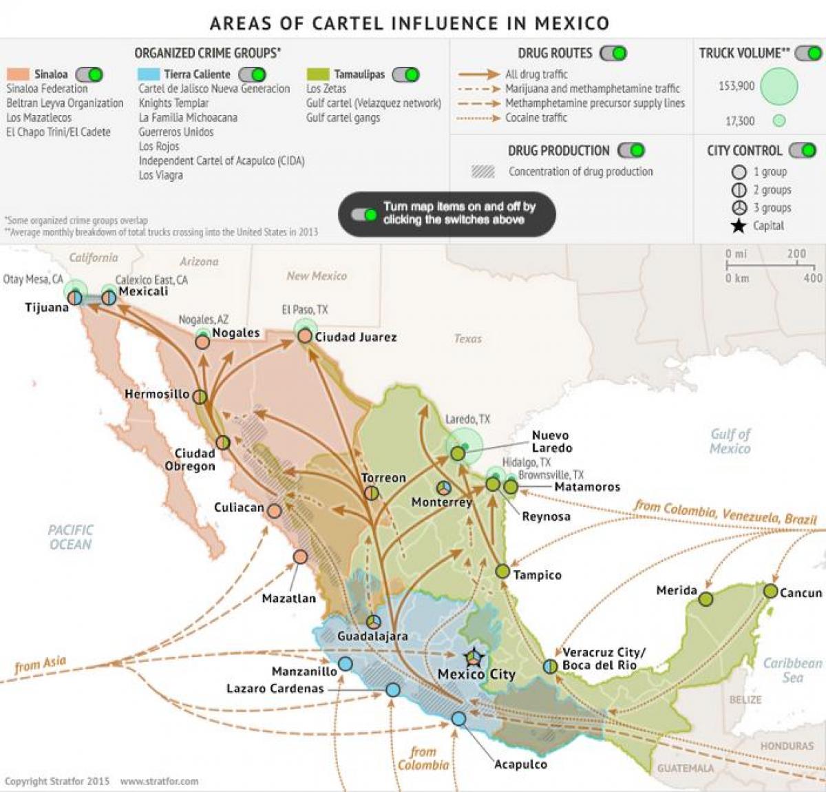 Mexico crime rate map
