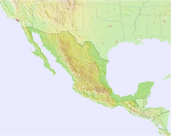 map of Mexico forecast