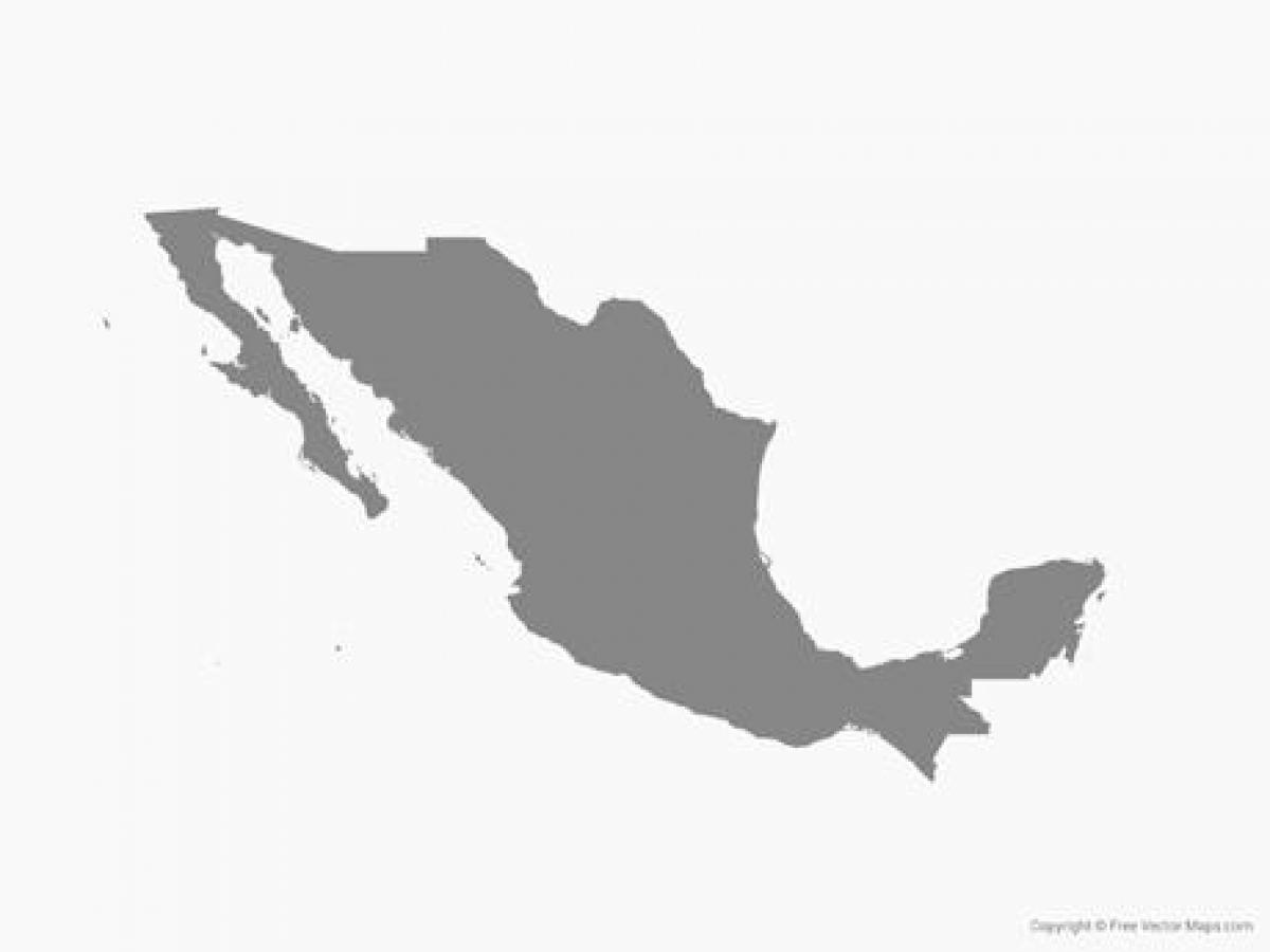 Mexico vector map