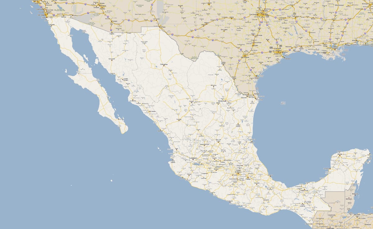 map of Mexico stadium