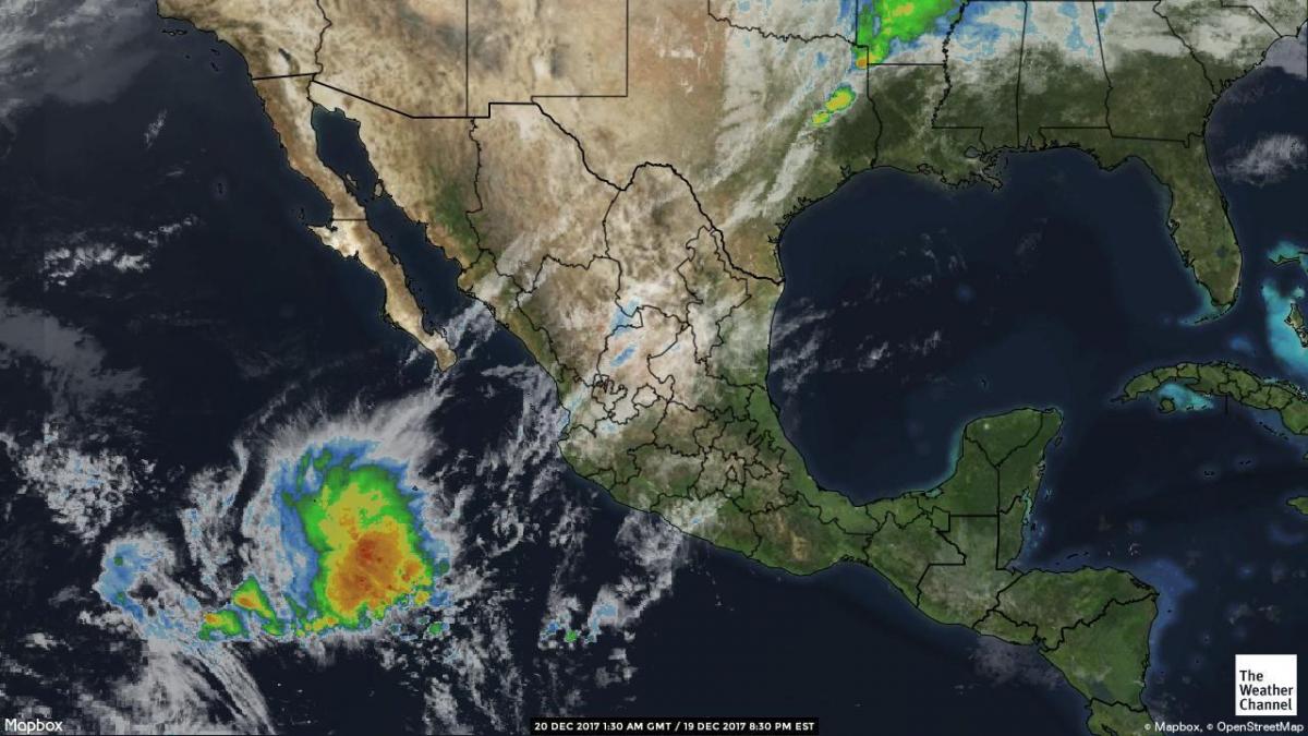 weather radar map Mexico