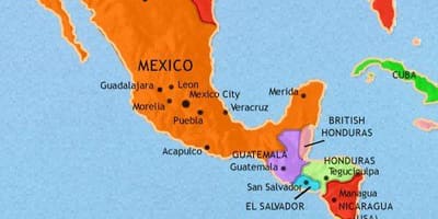 Mexico america map