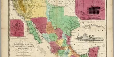 Mexico map old
