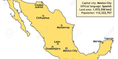 Mexico map country