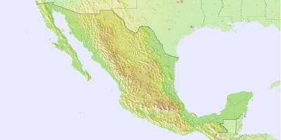 Map of Mexico forecast