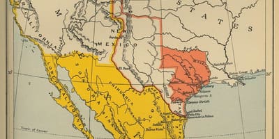 Map of Mexico 1700