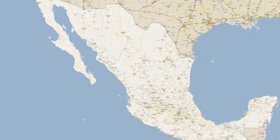 Map of Mexico stadium
