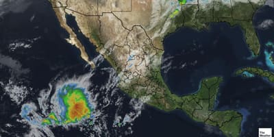 Weather radar map Mexico