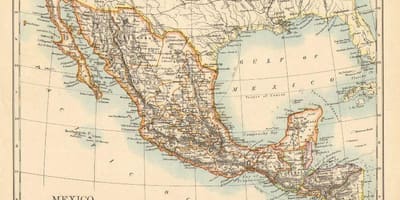 Old map Mexico