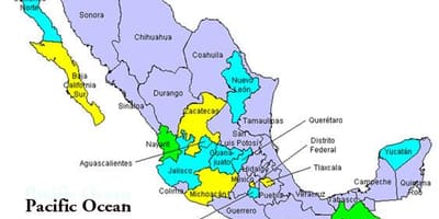 Map of valley of Mexico